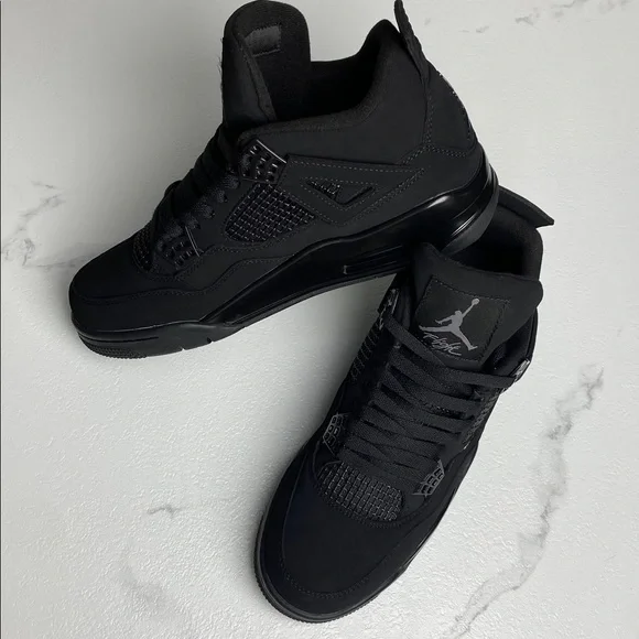 Air Jordan 4 Black Cat 2020 -Men’s Classic Sneakers Trainers - Picture 2 of 6